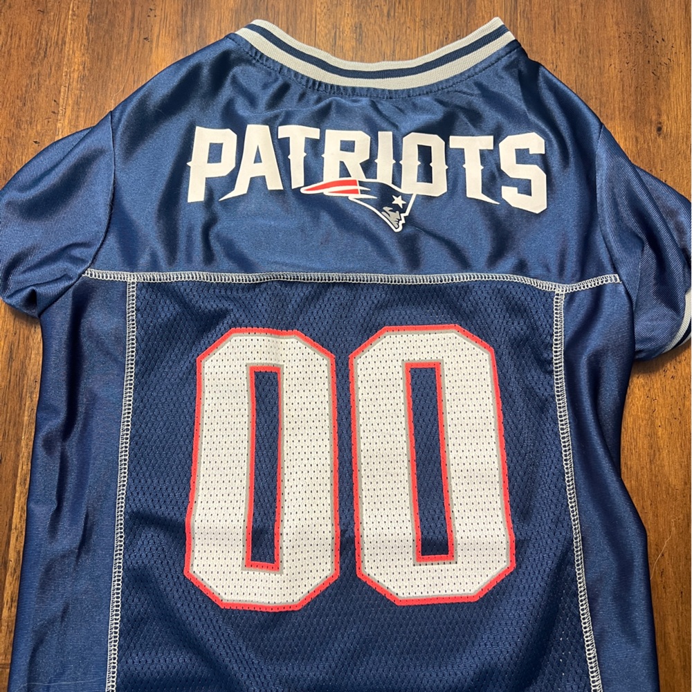 New England Patriots Dog Jersey & Bandanas